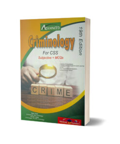 Criminology Subjective MCQS By Nasir Khan & Ammar Sattar Advanced Publishers