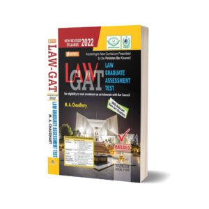 LAW GAT Law Graduate Assessment Test 2022 By MA Chaudhary -Nadeem Book Fort