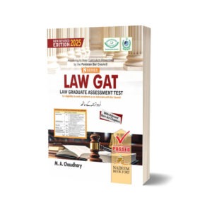 LAW GAT Test 2025 By MA Chaudhary - Nadeem Book Fort