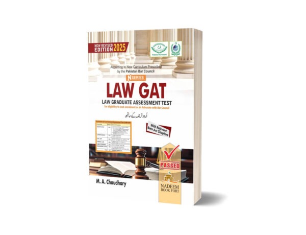 LAW GAT Test 2025 By MA Chaudhary - Nadeem Book Fort