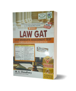 LAW GAT Test 2025 By MA Chaudhary - Nadeem Book Fort