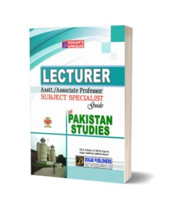 LECTURER PAKISTAN STUDIES