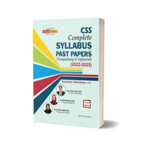 CSS Complete Syllabus & Past Paper Compulsory & Optional 2020-2025 By JWT