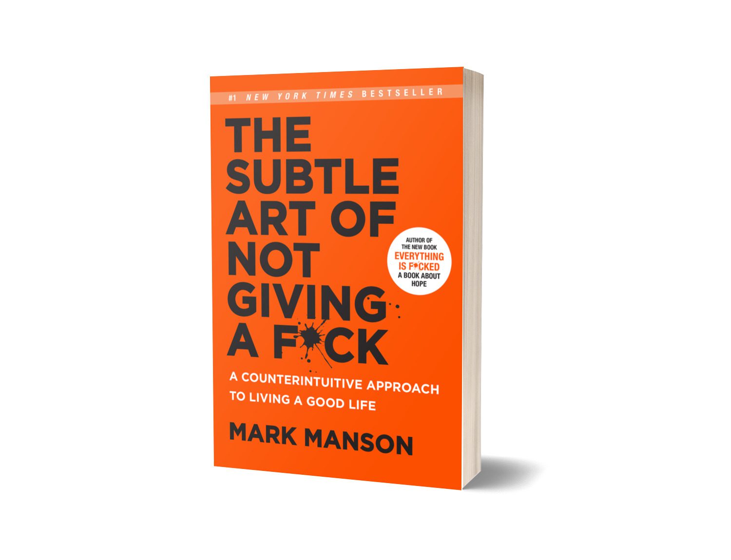Give a new life. The subtle Art of not giving. Mark Manson. CK the Art of not.