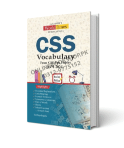 CSS Vocabulary From CSS Past Papers (1971-2026 ) By JWT Publications