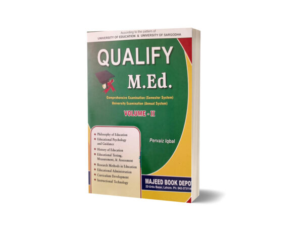 Qualify M.Ed. Volume II By Pervaiz Iqbal