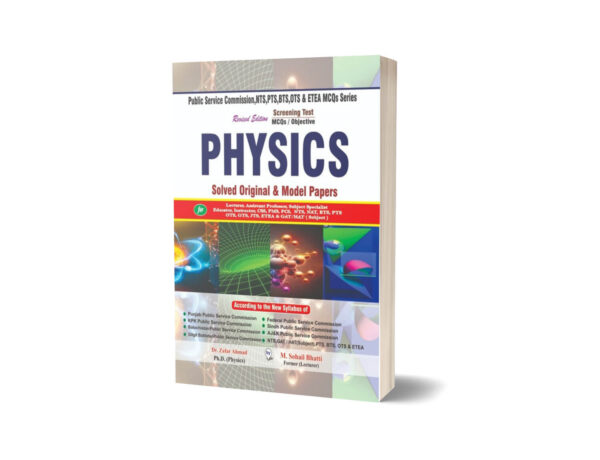 Physics Lecturer MCQs Solved Original Model Paper M Sohail Bhatti