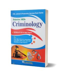 Subjective MCQs Criminology For CSS.PMS-PCS By Muhammad Sohail Bhatti