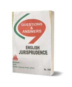 English Jurisprudence Question & Answer