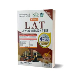 LAT LAW Admission Test 4 Year LLB Guide By MA Chaudhary -Nadeem Book Fort