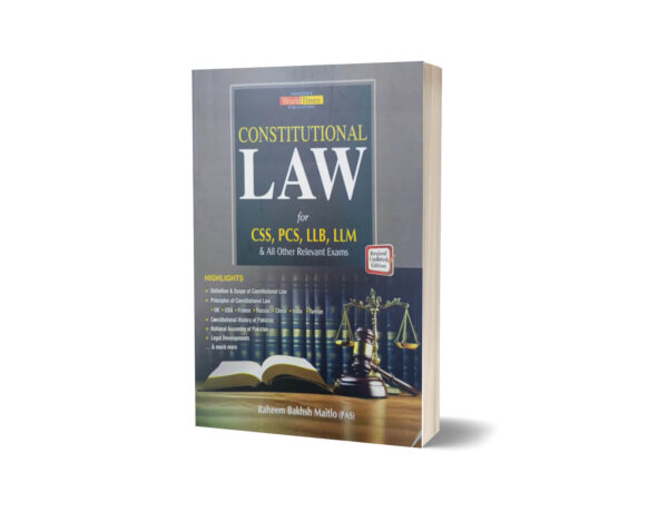 Constitutional LAW For CSS PMS LLB LLM By Raheem Bakhsh Maitlo – JWT