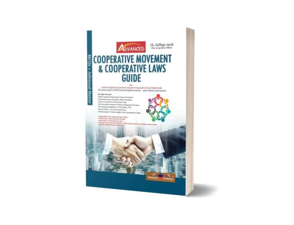 Cooperative Movement and Cooperative Laws Guide By Ch. Zulfiqar Javid - Advance Publisher 2025