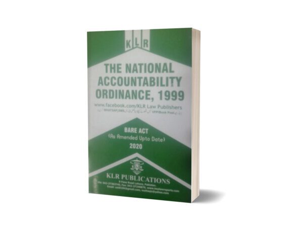 THE NATIONAL ACCOUNTABILITY ORDINANCE, 1999
