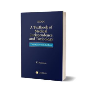 Modi A Textbook of Medical Jurisprudence and Toxicology 27th By K.Kannan