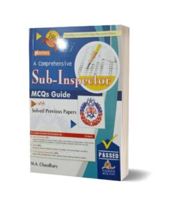 Sub Inspector Solved Paper MCQs Guide By M.A Chaudhary