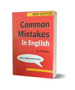Common Mistakes in English By T. J. Fitikides