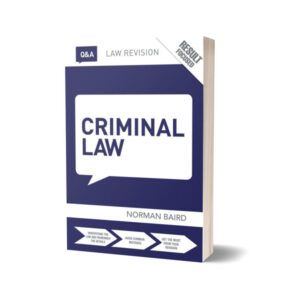 Criminal Law By Norman Braid