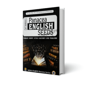 Panacea English Seeds By Syed Hasnain Jilani-National Officer Academy