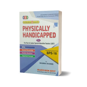 Physically Handicapped BS-16 By Majeed Book Depot