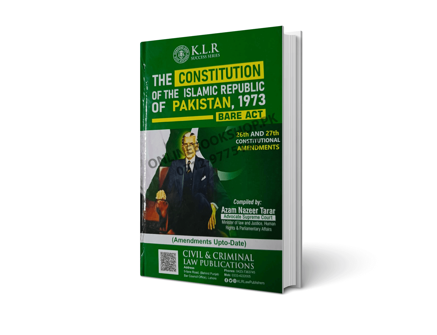 The Constitution of Pakistan 1973 (Bare Act) - With 26th & 27th Amendments